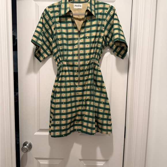 Noble Utility Dress in Plaid — size S - Picture 7 of 10
